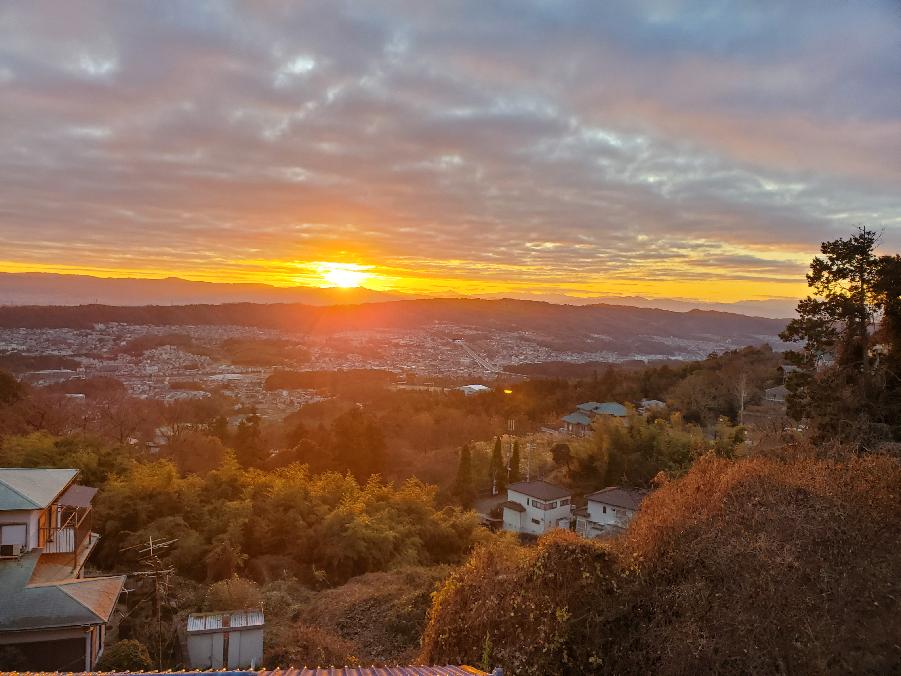 first sunrise on new year