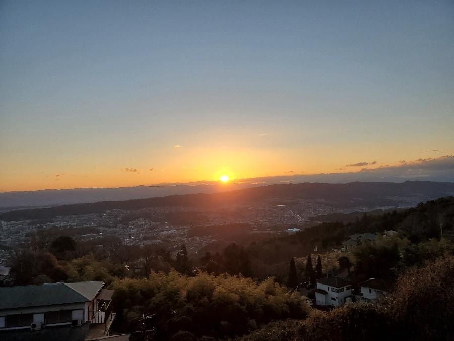 first sunrise on new year