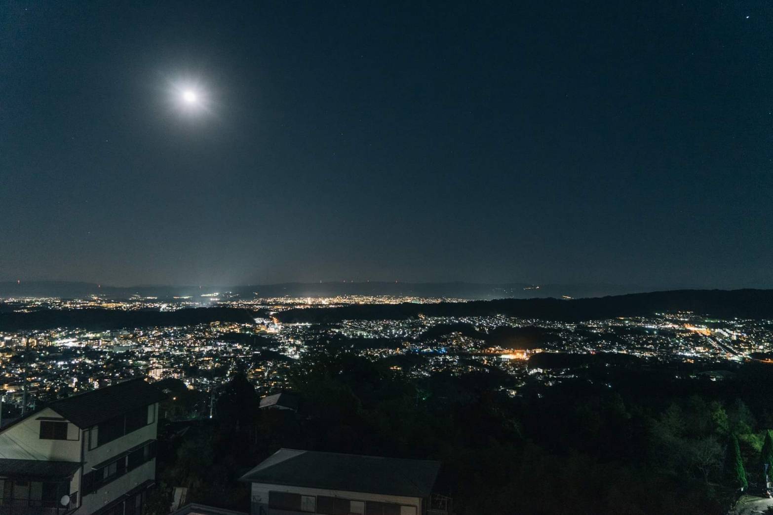 Nara Basin night view